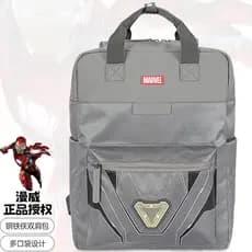 Meca Marvel Co-Branded Mochila Masculina Mochila Commuter 2025 Novo Estilo All-Match Bolsa Masculina Bolsa Escolar de Gr