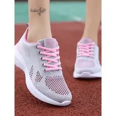 Tênis feminino 2025 verão malha respirável Ultra-leve tênis de corrida feminino sola macia Fitness absorção de choque co