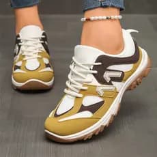 2026 verão novo estilo esportes sapatos casuais tamanho grande sapatos femininos de sola grossa antiderrapante rendas es