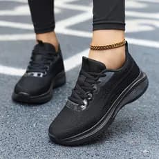 Beamon sapatos femininos sapatos esportivos primavera malha respirável sapatos casuais leve viagem tênis de corrida pret
