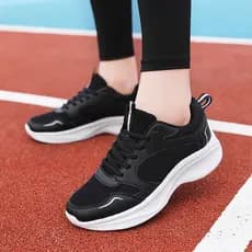 Beamon sapatos femininos sapatos esportivos malha respirável sola macia sapatos de viagem casuais feminino All-Match lev