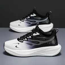 Pipoca sapatos masculinos placa de carbono tecnologia sapatos esportivos primavera nova malha ultraleve respirável sola