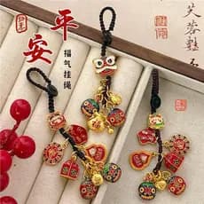 Estilo chinês criativo paz alegria broche mulheres grávidas bebê imprensa surpresa pino boa sorte jóias pino presente bê