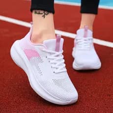 All-Match tênis de corrida feminino estilo quente verão malha respirável sapatos femininos casuais leve absorção de choq