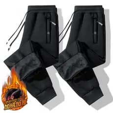 Outono inverno quente Sweatpants masculino versão coreana velo-fleece Leggings All-Match T