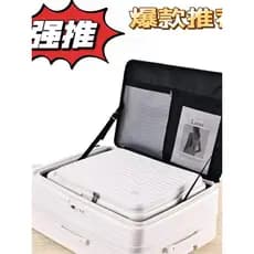 Super grande capacidade abertura lateral bagagem extensível 67cm caso de embarque trole feminino Universal roda Flip mal