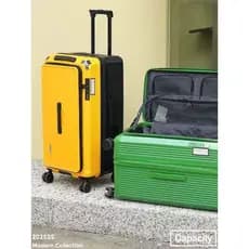 Mala extensível de grande capacidade com abertura lateral 93 cm Flip Trolley Case PC Boarding Case 2025 Premium Mala