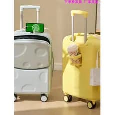 Queijo 67cm feminino abertura frontal 2026 novo estilo pequeno maleta de transporte 24 masculino viagem senha caso Ultra