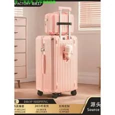 Grande capacidade trole caso feminino 25 novo estilo forte durável 28 roda Universal viagem senha bagagem 67cm bagagem