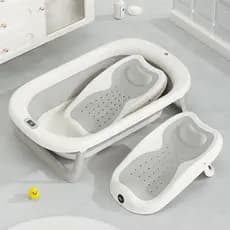 Cama de banho para recém-nascidos, rack de banho para bebês, rede de banho para bebês, bolso Universal