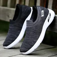 Meias de sola macia sapatos deslizamento-em sapatos casuais masculinos verão de meia-idade idosos pai sapatos de malha r