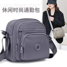Bolsa mãe de meia-idade Oxford pano ombro mensageiro bolsa feminina 2025 novo estilo bolsa de pano de náilon luz Casual