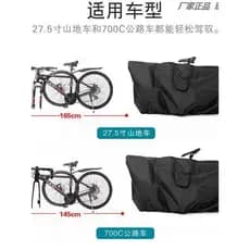 Embalagem de remessa de ar para bicicleta, bolsa para carro 700c27.5, trem de alta trilho, viagem, grande capacidade, po