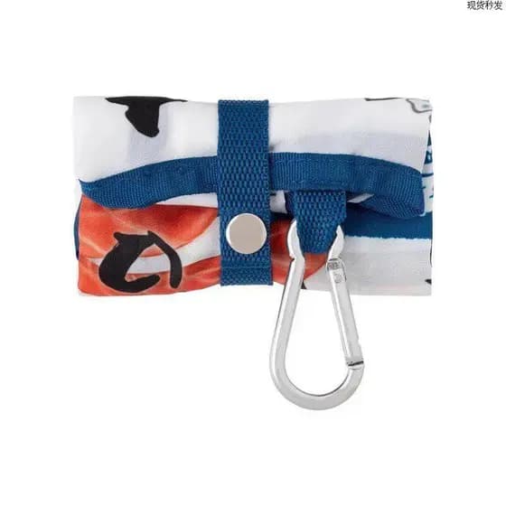 Japonês bonito Sushi gato fundo largo Bento saco estudante saco de piquenique dobrável portátil ampla lancheira saco de 