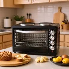 FORNO Cross-Border Queimador Duplo FORNO Elétrico 48L-56L Doméstico Novo Estilo FORNO Padrão Europeu Padrão Britânico Fá