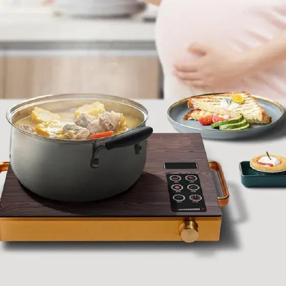 110V exportação padrão americano Taiwan americano fogão de cerâmica elétrico doméstico fogão de indução de fritura 3500W
