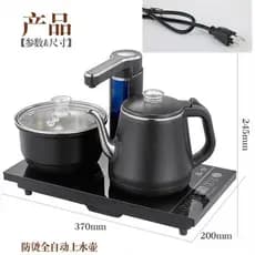 110V fogão de chá elétrico embutido Taiwan doméstico rega automática chaleira elétrica dupla camada aço inoxidável 1.2L
