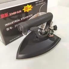 6PC de aço inoxidável roupas fábrica Push tipo ferro a vapor Industrial ferro a vapor completo limpeza a seco loja roupa