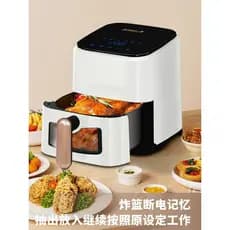 Zhigao Fritadeira de Ar Doméstica Multifuncional Integrada Visível Forno Automático de Grande Capacidade Toque Forno Elé