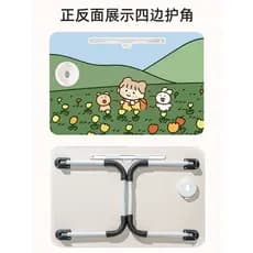 Mesa de cama dormitório crianças lendo mesa pequena bonito Mini mesa dobrável Tablet tamanho grande estudantes da escola