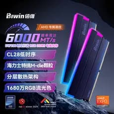 Baiwei DW100 Timewalker 96GB 6000/c28 Tira de memória 48GBx2 DDR5 Desktop rgb Light Strip