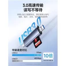 Leitor de cartão de câmera Nengshi Cartão sd Cartão de memória Universal multifuncional Transmissão usb3.0 Celular ccd d