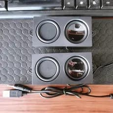 Alto-falante pegajoso para computador, alto-falante duplo, TV, Subwoofer Multi-Coal, afeta pequena conexão de mesa, áudi