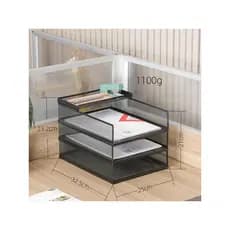 A4 ferro arte empilhamento bandeja de arquivo Rack de arquivo Multi-camada combinação papelaria mesa todo-Metal Desktop