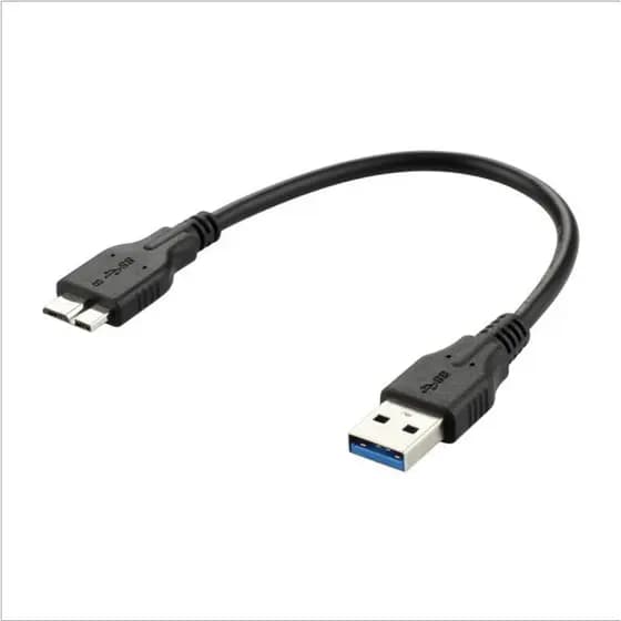 Cabo USB3.0 micro b Cabo adaptador de transmissão de alta velocidade Cabo de carregamento Cabo de conexão de cabo de dad