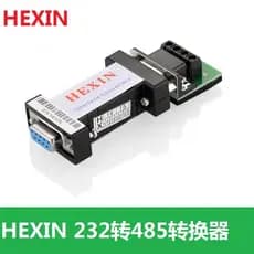 Hexin Conversor de grau industrial 232 a 485 Conversor de comunicação RS232 para RS485 Conversão de controle industrial