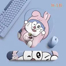 Alta valor Jingle gato coelho pulseira Mouse pad 3D pulseira de espuma de memória teclado resto menina escritório comput
