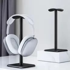 Fone de ouvido liga alumínio fone de ouvido cabide suporte Internet café jogo computador Rack armazenamento Desktop Univ