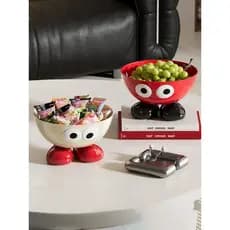 Prato de frutas japonês sala estar mesa café doméstico 2026 novo estilo bonito novo Housewarming cesta frutas doces noze