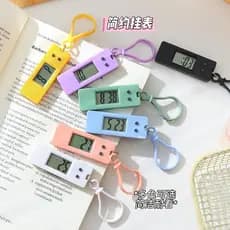 Mini relógio eletrônico simples Trapezoidal estudante relógio de parede eletrônico Desktop mudo pequeno relógio exame de