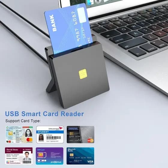 Suijinshi Smart Chip Taiwan Chip Leitor de cartão financeiro Cartão de identificação estrangeira IC Certificado de pesso