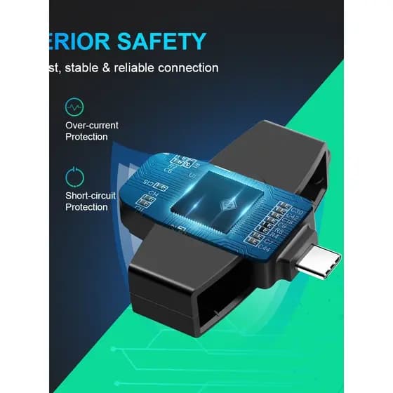 Leitor de cartão Rocketek Smart CAC tipo-c Cartão SIM de declaração de imposto bancário/Leitor de cartão de identificaçã