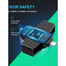 Leitor de cartão Rocketek Smart CAC tipo-c Cartão SIM de declaração de imposto bancário/Leitor de cartão de identificaçã