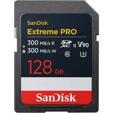 Cartão SD Sandi 128G Supreme Super Speed Nikon Z72 Cartão de memória para câmera V90 Cartão de memória 300M Canon R6II