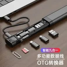 Leitor de cartão Tf tudo-em-um universal multifuncional typec cabo de dados três em um adaptador otg para celular