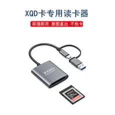 Leitor de cartão de câmera XQD Adequado para Canon Nikon Conexão xqd Cartão de memória de memória OTG usb Flash Drive Co
