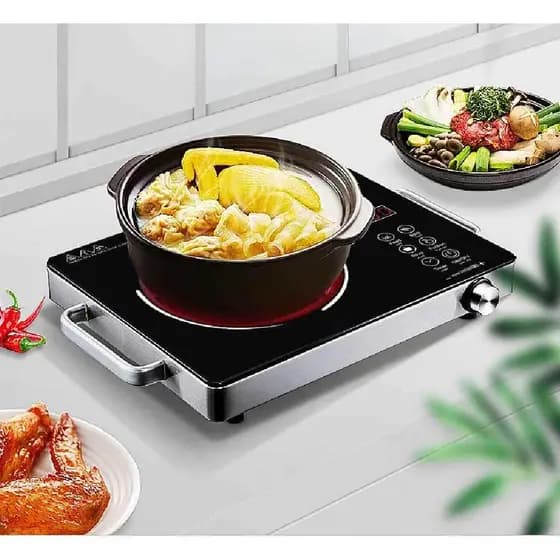110V Exportação Padrão Americano Taiwan Fogão Elétrico de Cerâmica Fogão Doméstico de Indução para Fritar 3500W Panela Q