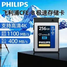 Cartão de memória de alta velocidade Philips 256g de grande capacidade CFE-B adaptado à câmera Sony Canon Nikon oficial