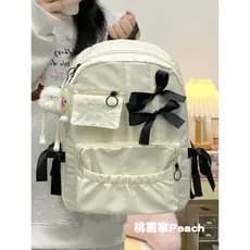 Mochila escolar para meninas do ensino médio, mochila escolar de alto valor e grande capacidade, mochila feminina com la
