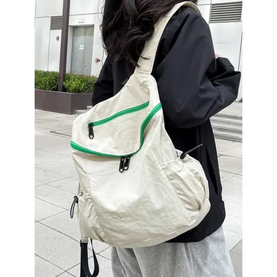 Mochila de viagem ao ar livre masculina novo estilo All-Match mochila Casual estudante mochila leve simples mochila de g