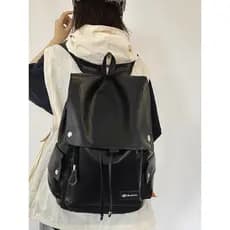 Mochila masculina 2026 novo estilo Street Wear moda Casual couro do plutônio mochila de viagem feminina grande capacidad