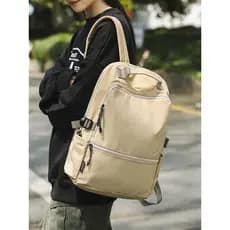 Mochila masculina novo estilo Street Wear simples mochila de viagem de grande capacidade estudantes universitários saco