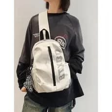 Bolsa de peito masculina 2026 novo estilo Street Wear moda All-Match bolsa mensageiro de um ombro feminina Casual leve b