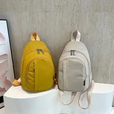 Leve tesouro grande capacidade Cross-corpo saco de peito senhoras Mini pequena mochila lazer viagem dupla utilização moc