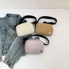 Bolsa de cintura feminina pode cruz-corpo Yoga Fitness esportes Anti-água ao ar livre durável masculino feminino mesmo e