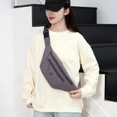 Casual japonês saco do mensageiro senhoras saco de rua Wear saco de peito meninas saco de cintura dos homens bolsa de om